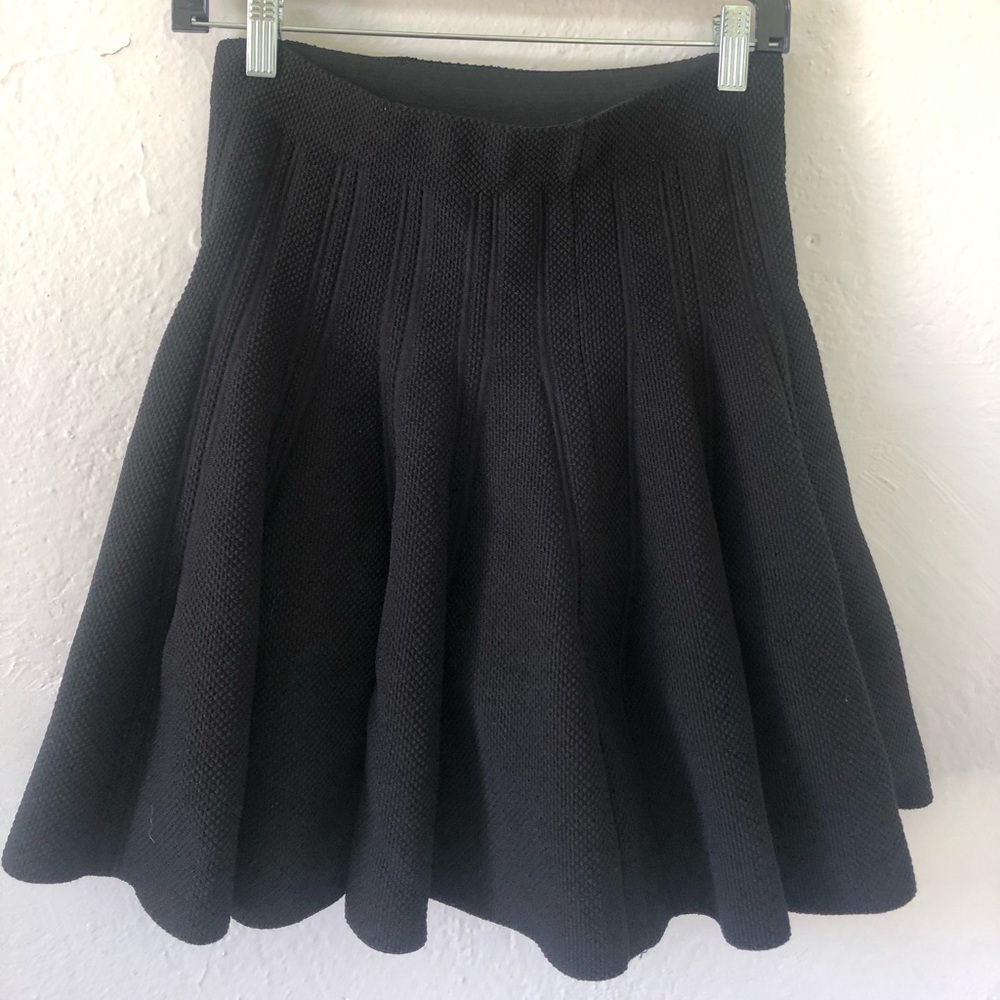 Pleated Black Skirt
